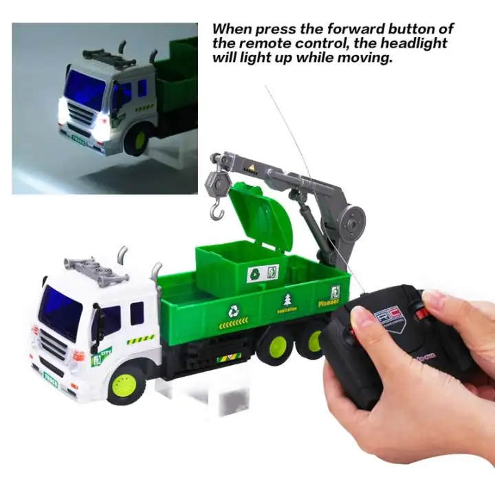 remote control garbage truck toy