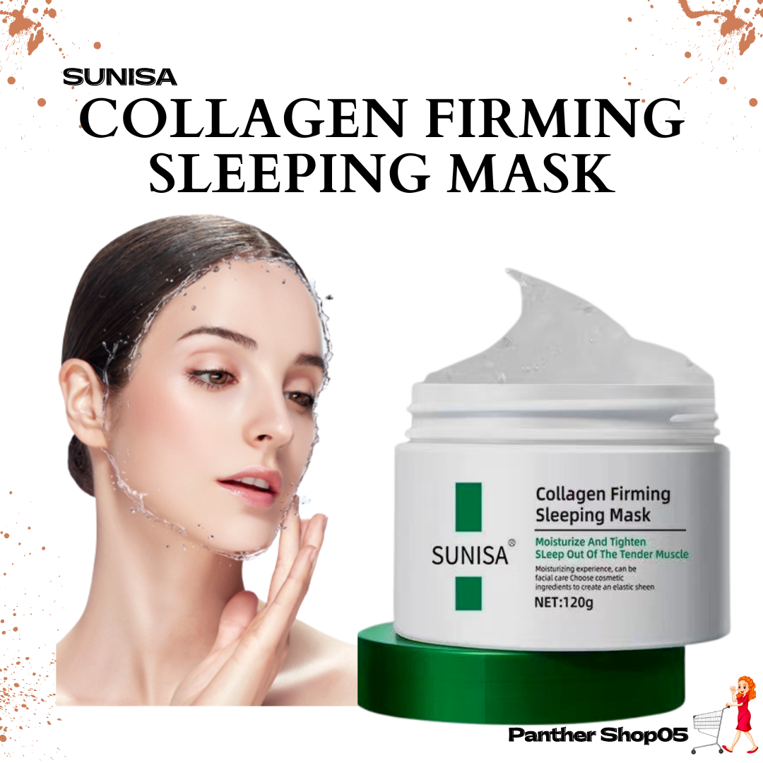 SUNISA Collagen Firming Sleeping Mask - Moisturizer and Tighten Sleep ...