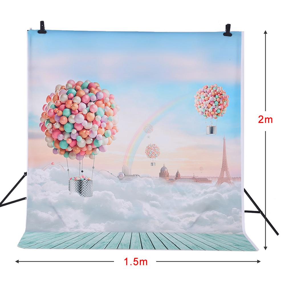 Andoer 1.5 * 2m Photography Background Backdrop Christmas Gift Star Pattern for Children Kids Baby Photo Studio Portrait Shooting