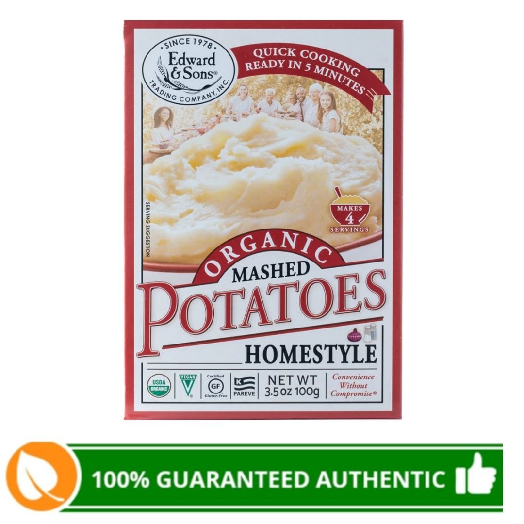 Edward & Sons Organic Home Style Mashed Potatoes 100g Lazada PH