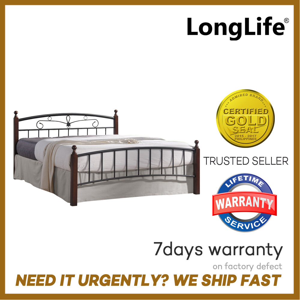 Longlife DRN Queen Size Bed Frame Brown (Brown) Lazada PH