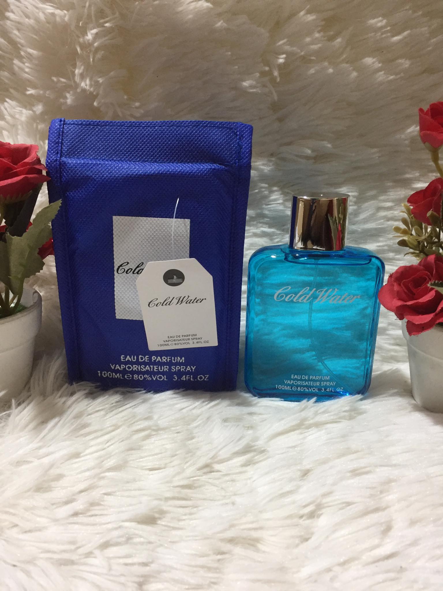 COLD WATER PERFUME SPRAY FOR MEN WITH POUCH 100ML Lazada PH