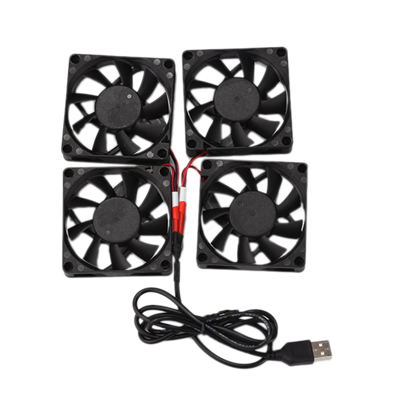 Bảng giá 4 Cooling Fan Heat Radiator USB Power Ultra Silent for RT-AC5300 R7900 R8000 AC5300 Router Cooling Phong Vũ