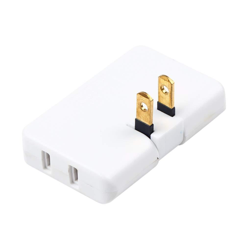 3 Outlet Wall Adapter Tap Swivel Grounded Plug Multi Outlets Adapters