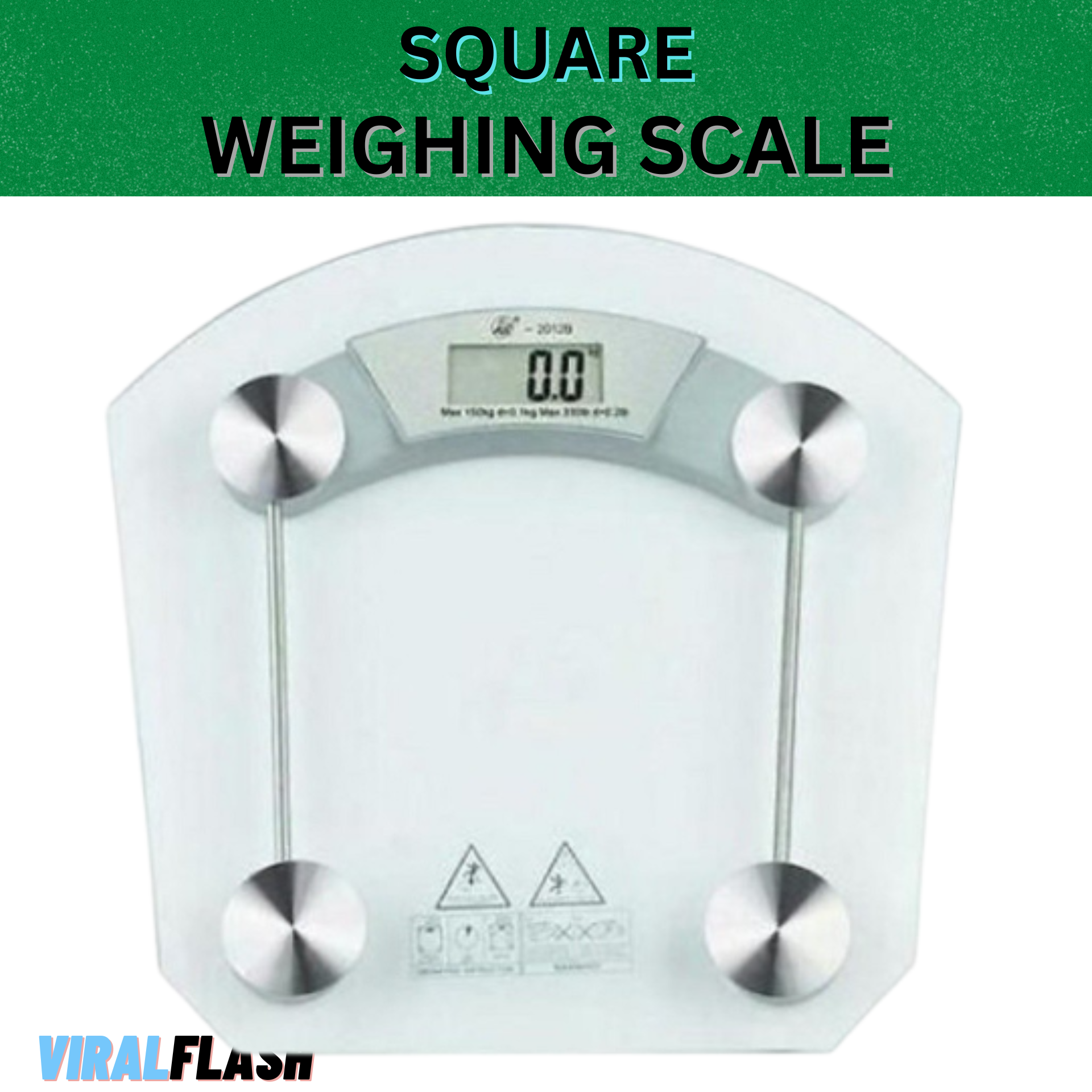 ViralFlash High Quality Digital Glass Personal Home and Bathroom