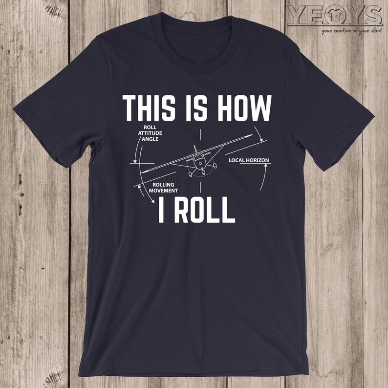 Funny Pilot Shirt TShirt Gift For Airplane Aviation Cockpit And Flying