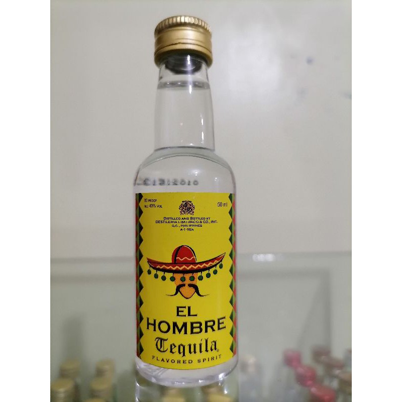 MINI EL HOMBRE TEQUILA GOLD & SILVER 50MLTuA Lazada PH