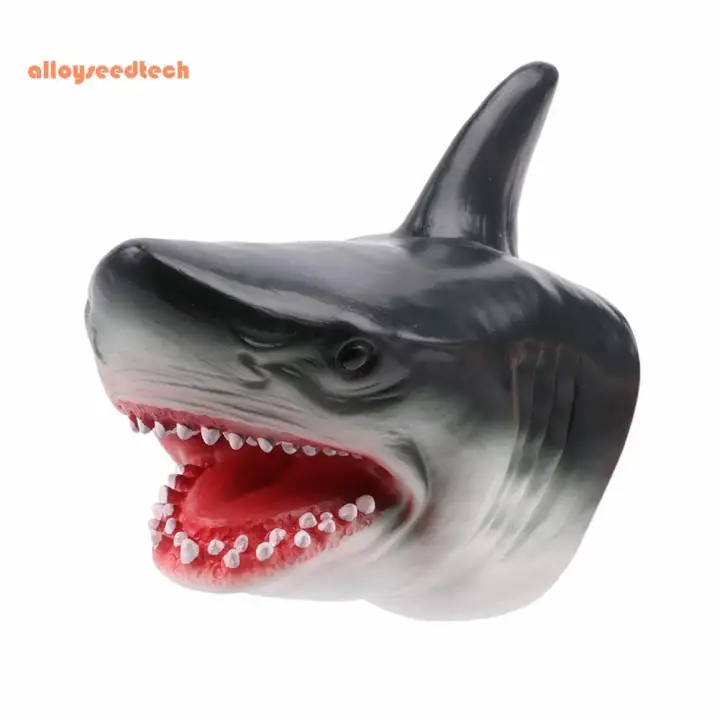 silicone shark puppet