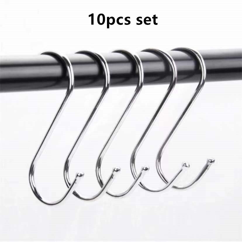 4PCS S Hooks Stainless Steel for Hanging,Heavy Duty