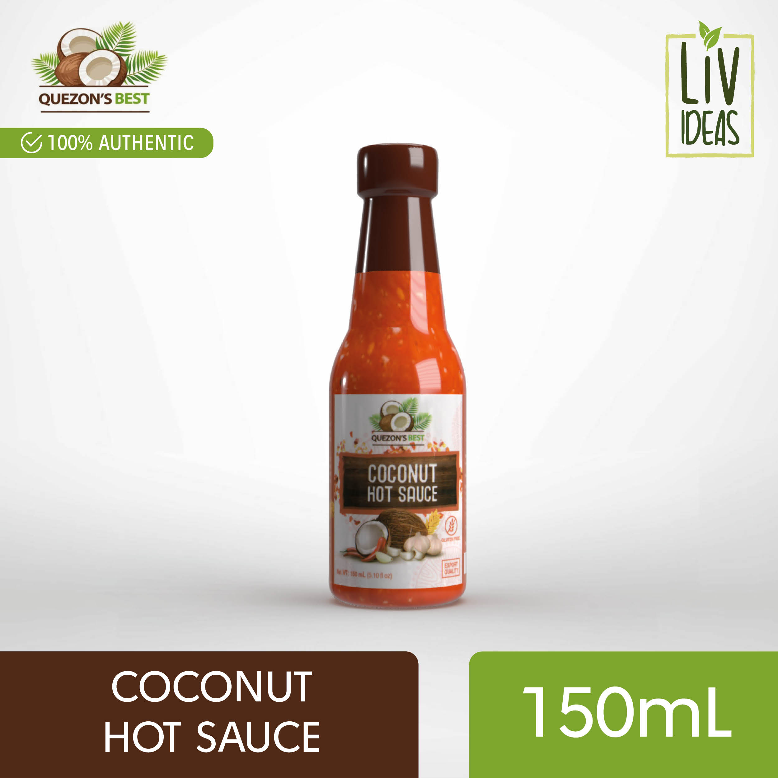 Quezon's Best Coconut Hot Sauce 150mL Lazada PH