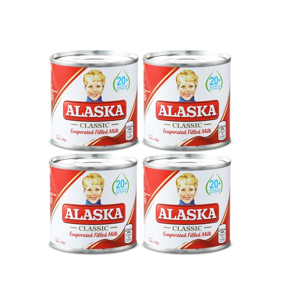 Alaska Evaporated Filled Milk 140ml Pack by 4s Lazada PH