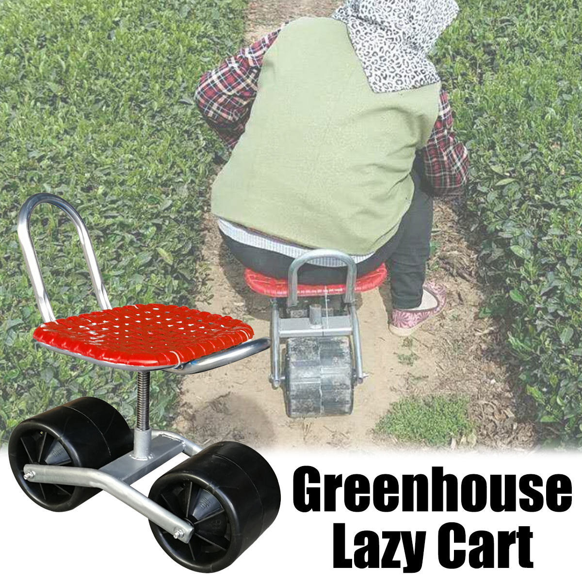 ToolRabbit Rotating Tool Carts for Picking and Planting Small Leather