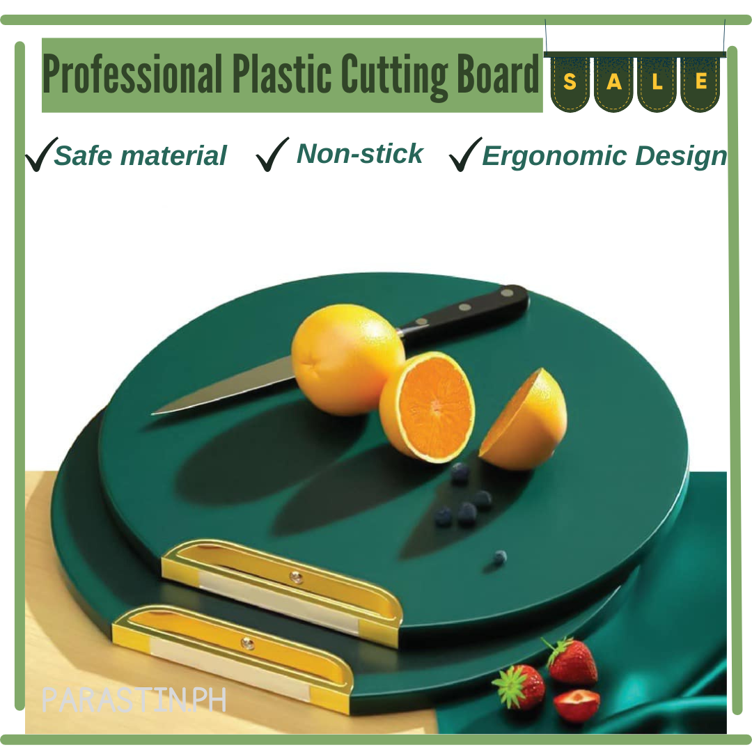 Professional Plastic Cutting Board Non-Slip Round HDPE Chopping