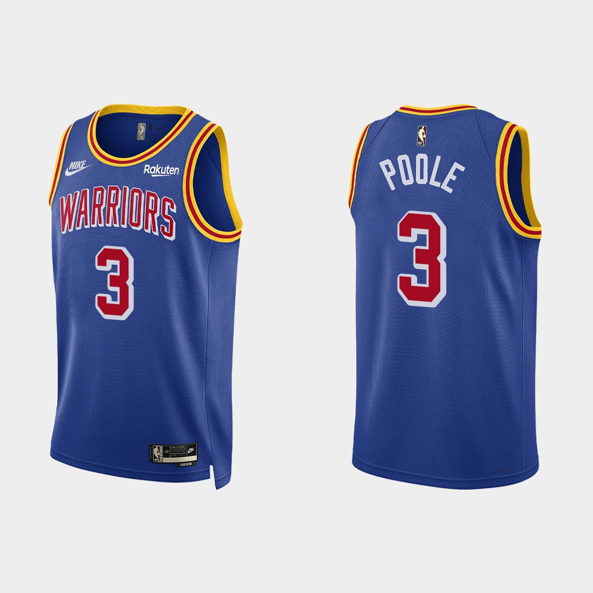Golden State Warriors Poole #3 2021/22 Classic Edition Year Zero 75th  Anniversary Jersey