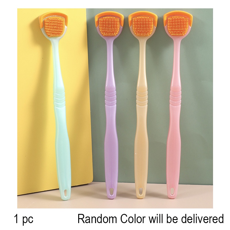 Tongue Coating Brush Scraper Oral Hygiene Care Soft Tongue Cleaner Is