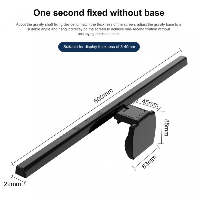 Vimite 33/50CM Led Hanging Computer Screen Light Eye-Care USB Desk Lamp Dimmable PC Monitor Backlight Screen Bar Light for Reading Writing Learning Office