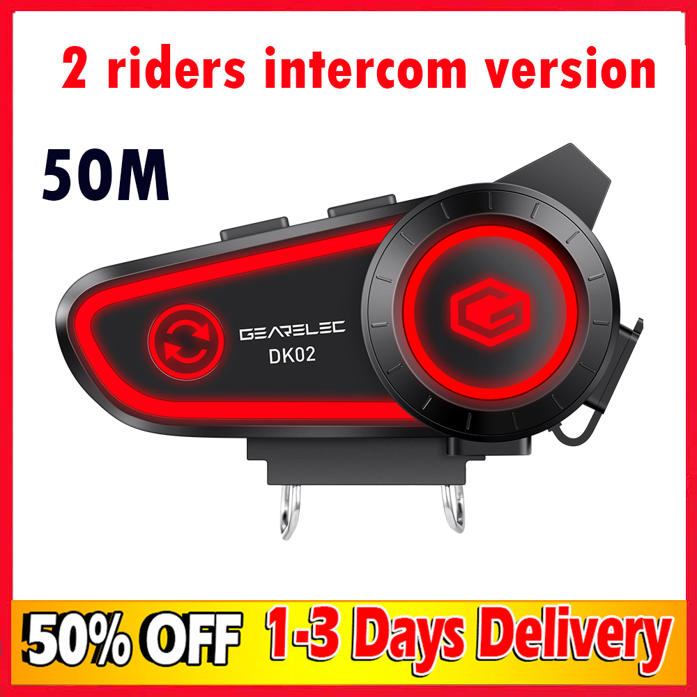 GEARELEC DK02 Motorcycle Helmet Bluetooth Headset Hands Free Call Kit