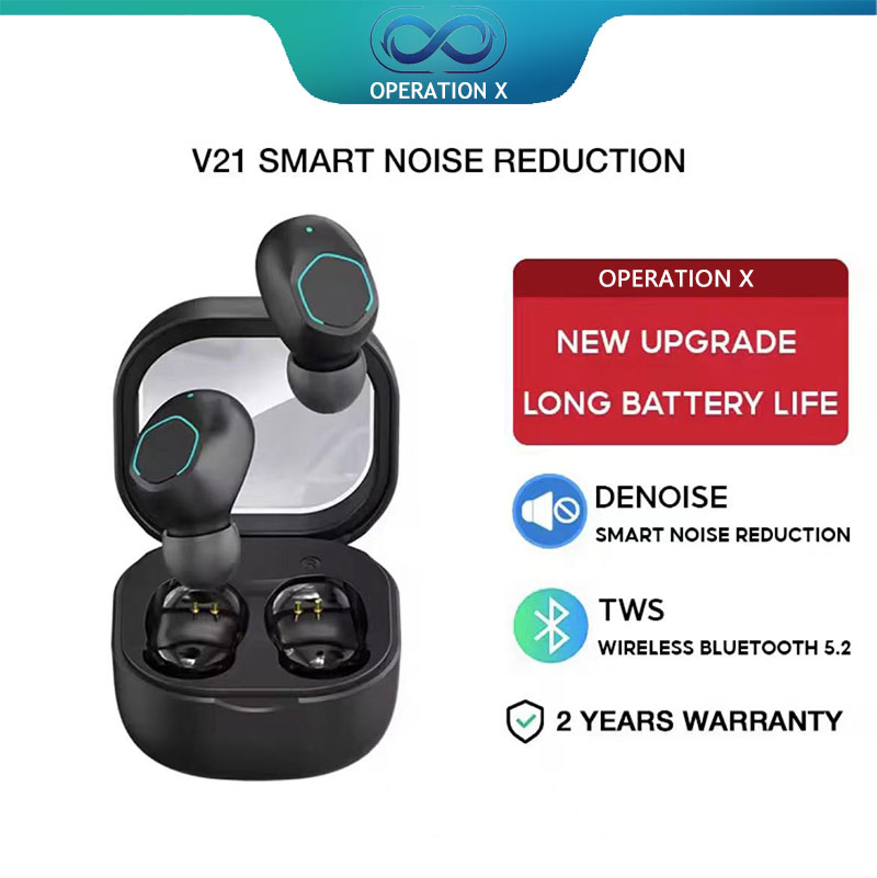 V21 Earbuds TWS Wireless Earphones Bluetooth 5.3 Earpbuds Smart In