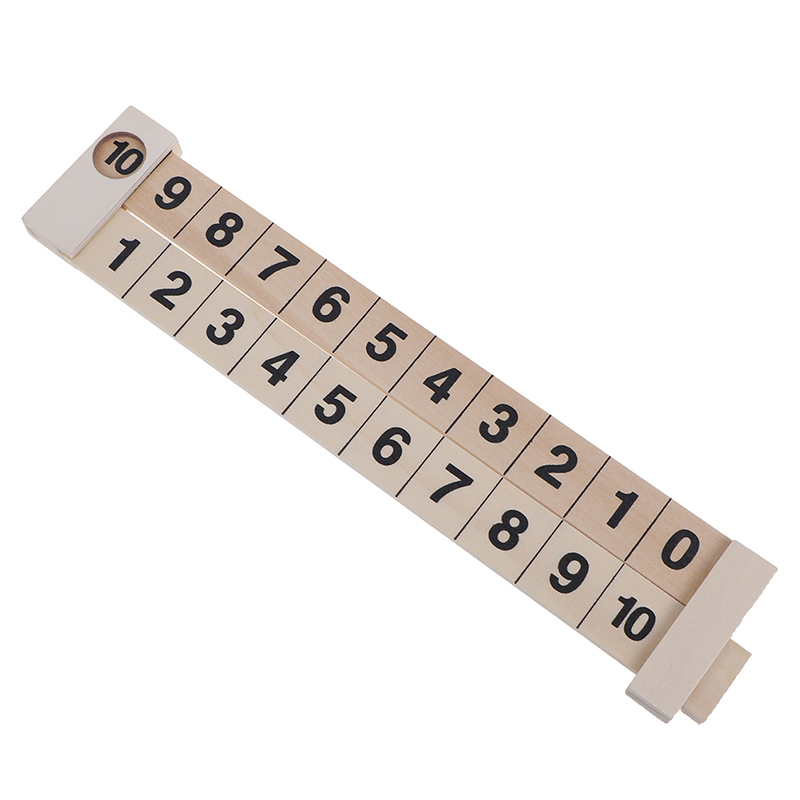 Remai Wooden Math Arithmetic Addition Subtract Learning Ruler Kids ...