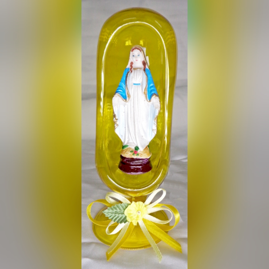 Mama Mary Statue for Altar Religious Items Catholic Statue Big in Glass