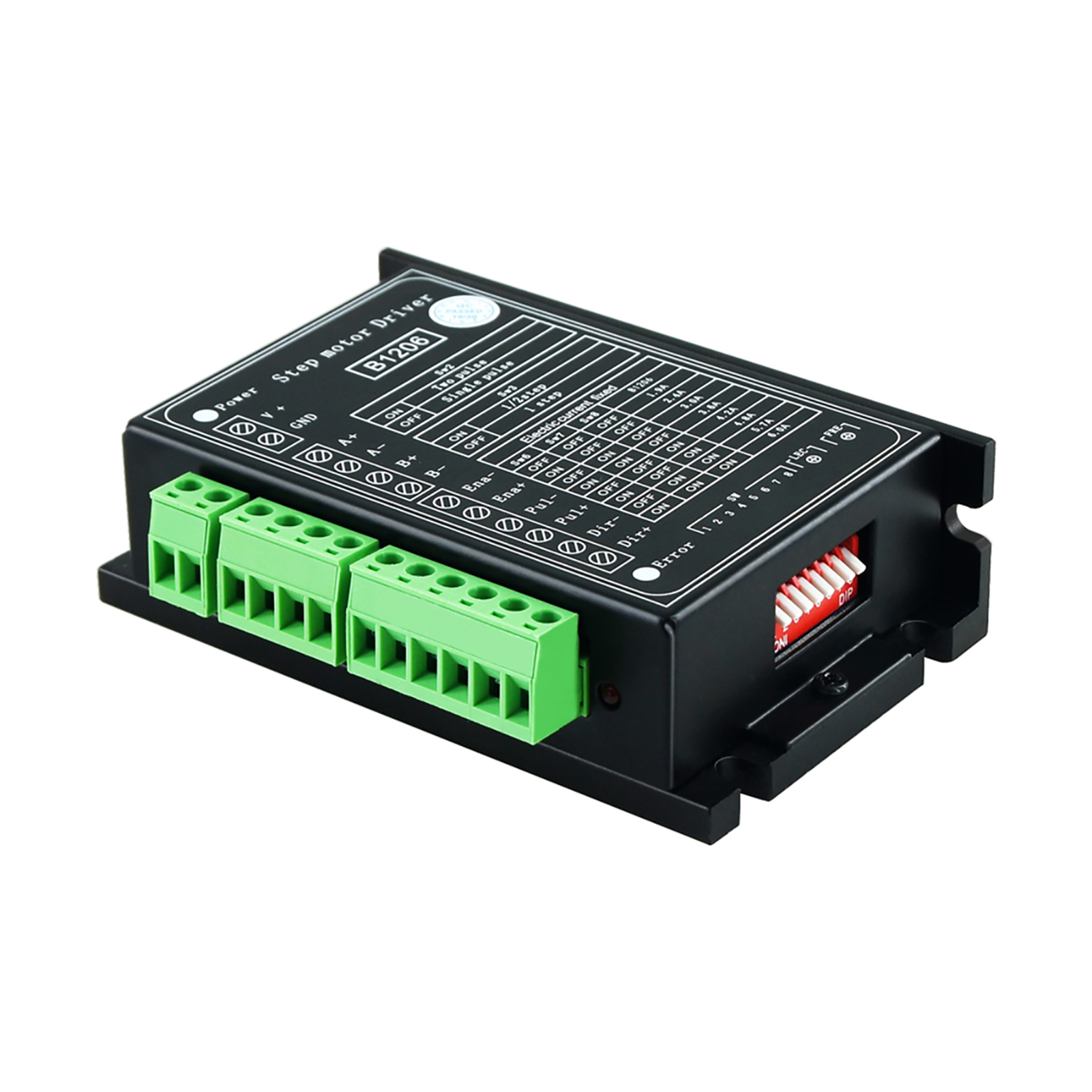 Aibecy B1206 Full/Half Step Driver 2-Phase Stepper Motor Driver Driving Voltage 20V-120VDC Current 6A Fannlady