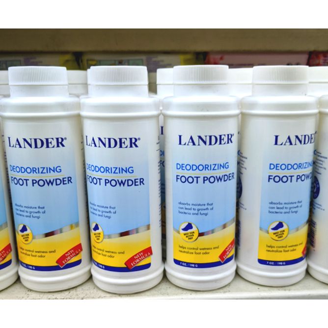 Landers Foot deodorant powder 7oz/ 198g | Lazada PH