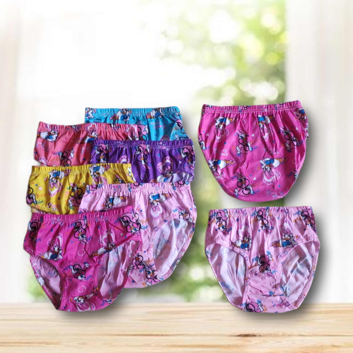 Orinery Pure Cotton Baby Girl Bloomers Infant Briefs Toddler Ruffle Assorted Underwear 6-Pack 