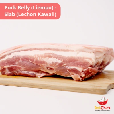 DeliGood Pork Belly (Liempo) - Slab (Lechon Kawali) 1kl