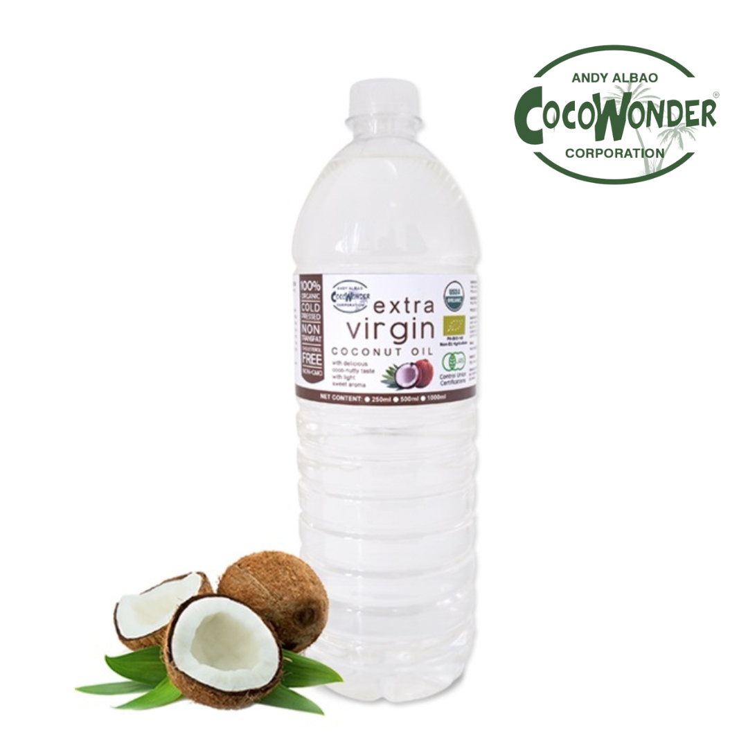 EXTRA VIRGIN COCONUT OIL, PREMIUM, CocoWonder Brand, Certified 100