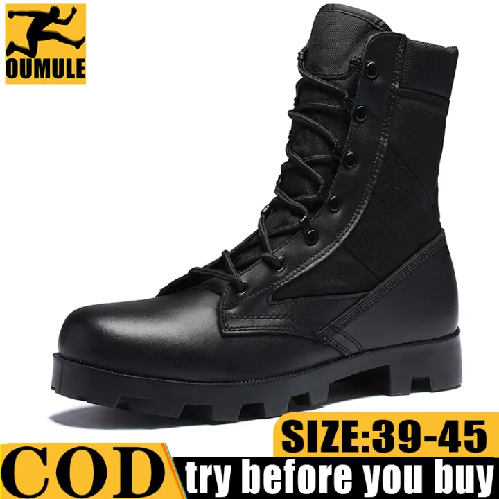 Work boots military Outlet