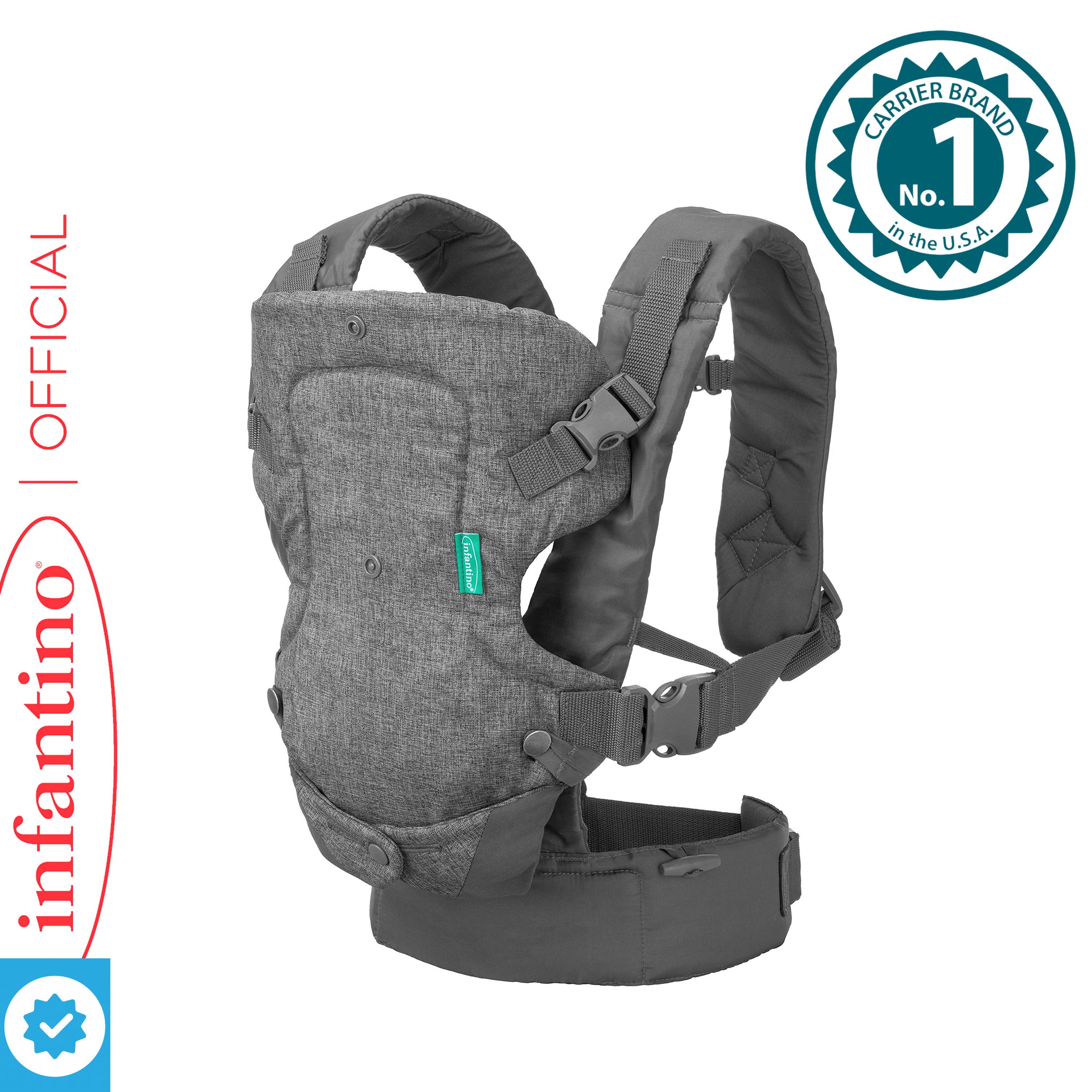 Baby Carrier Flip 4in1 Light Airy Convertible Carrier (with COOL Breathemesh Fabric Design