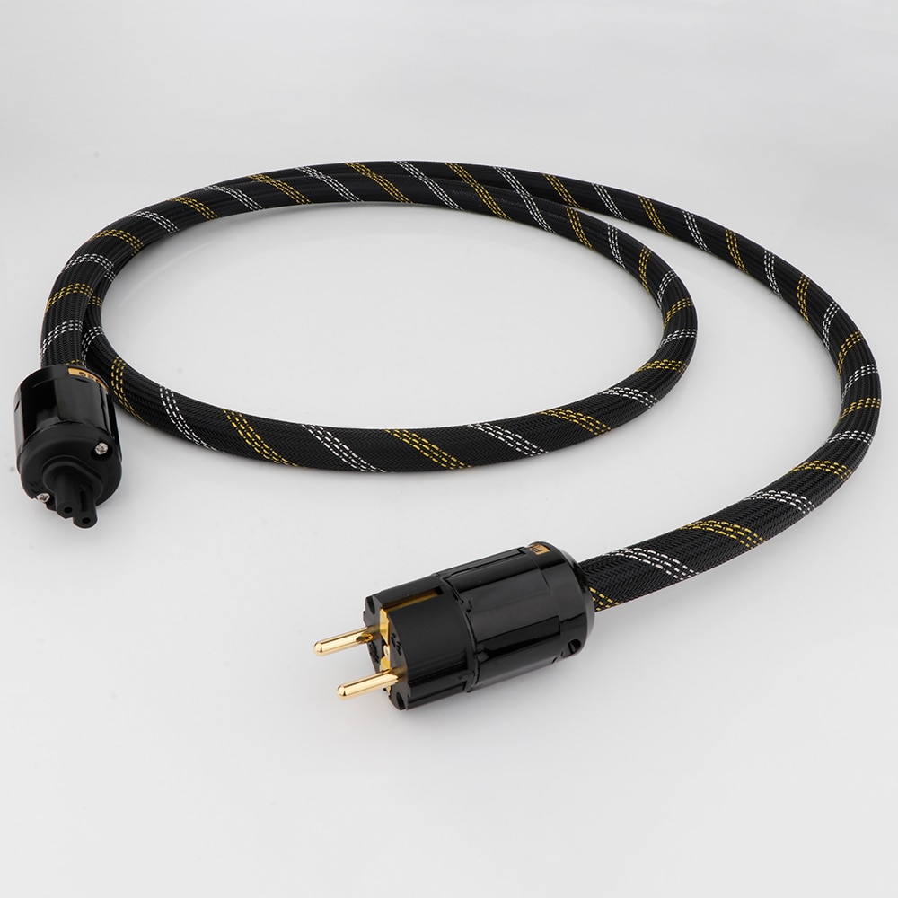 thumbnail image 2 of Audiocrast Gold Plated EU Schuko Power Cable Connectors – Male IEC Female, 4-Piece Set (30226) 2 of 6