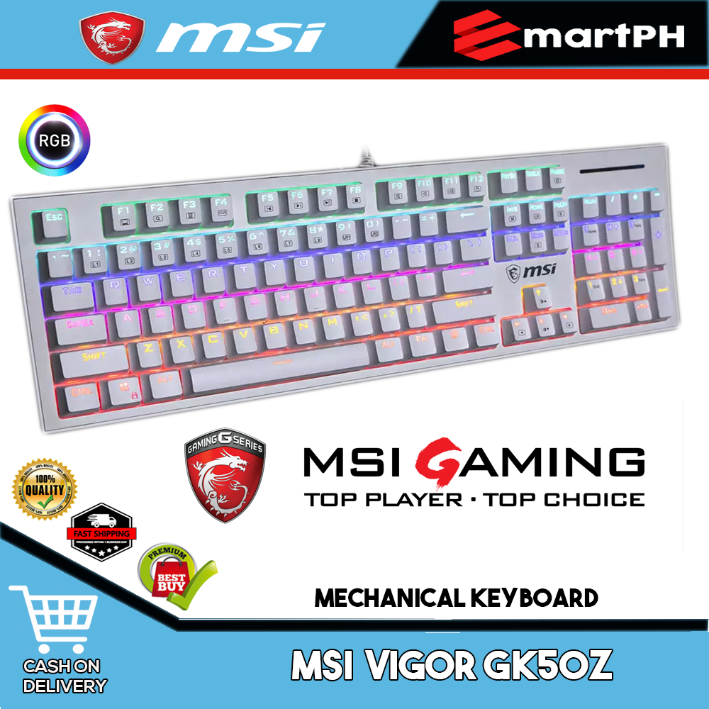 SUPER SALE EmartPH MSI Gaming Mechanical Keyboard RGB Vigor GK50Z Msi