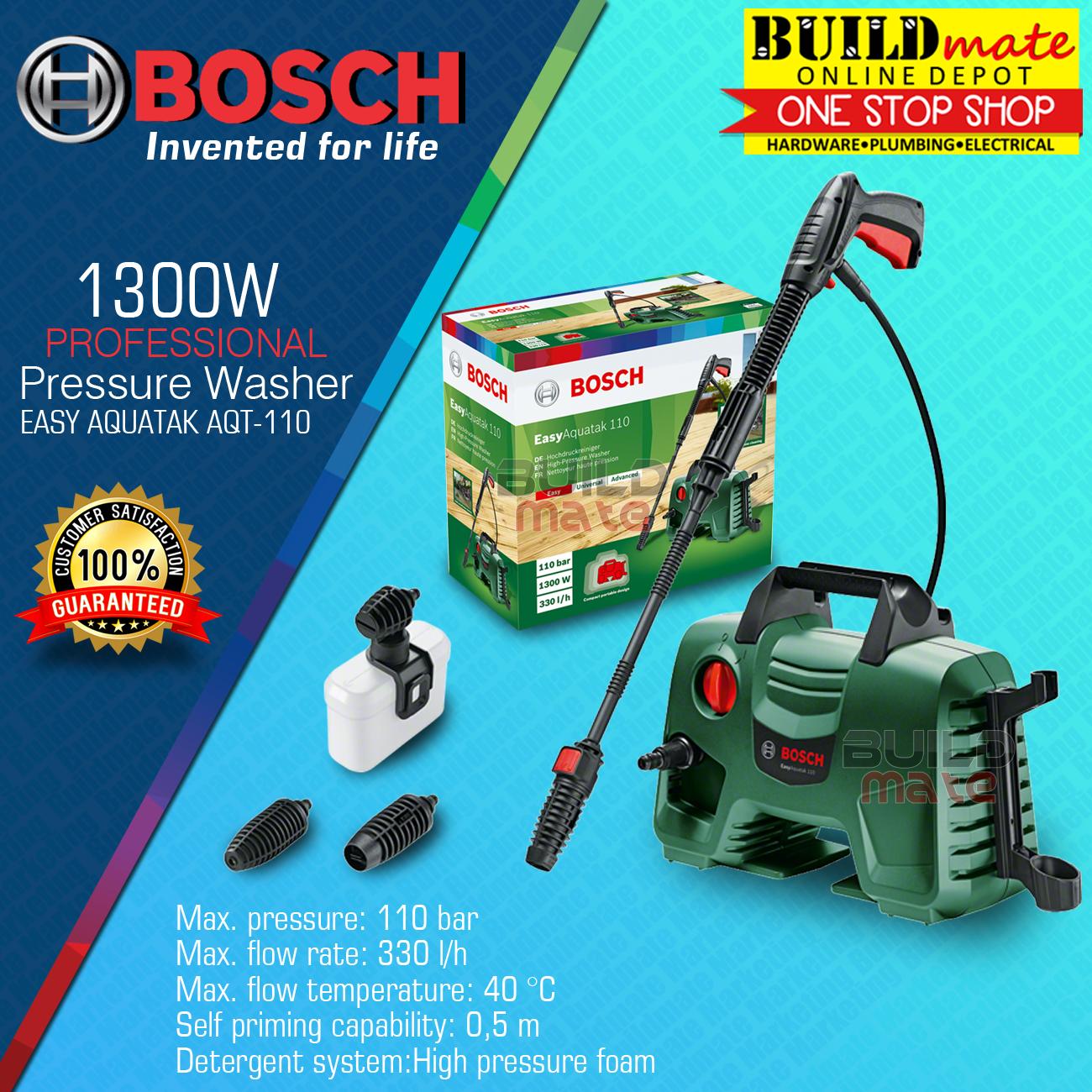 Bosch Easy Aquatak 110 High Pressure Washer 1300w Aqt 110 100