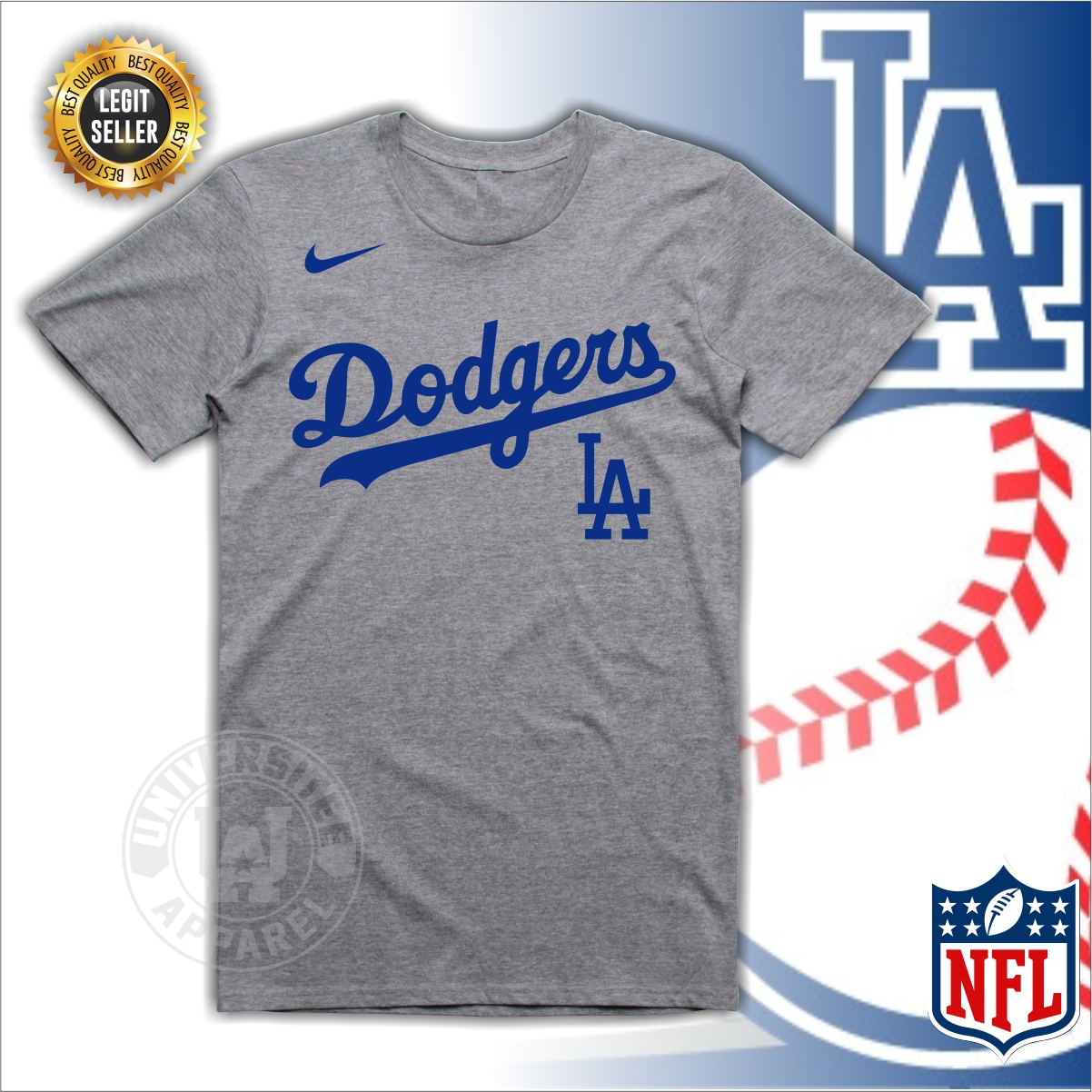 MLB LA Dodgers Baseball Team T Shirt LA Dodgers Los Angeles Dodgers Baseball Sports Shirt GILDAN Cotton Shirt ) | Lazada PH