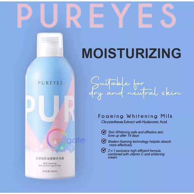 PUREEYES Amino Acid Cream Mousse SHOWER WHITENING PERFUME BODY WASH