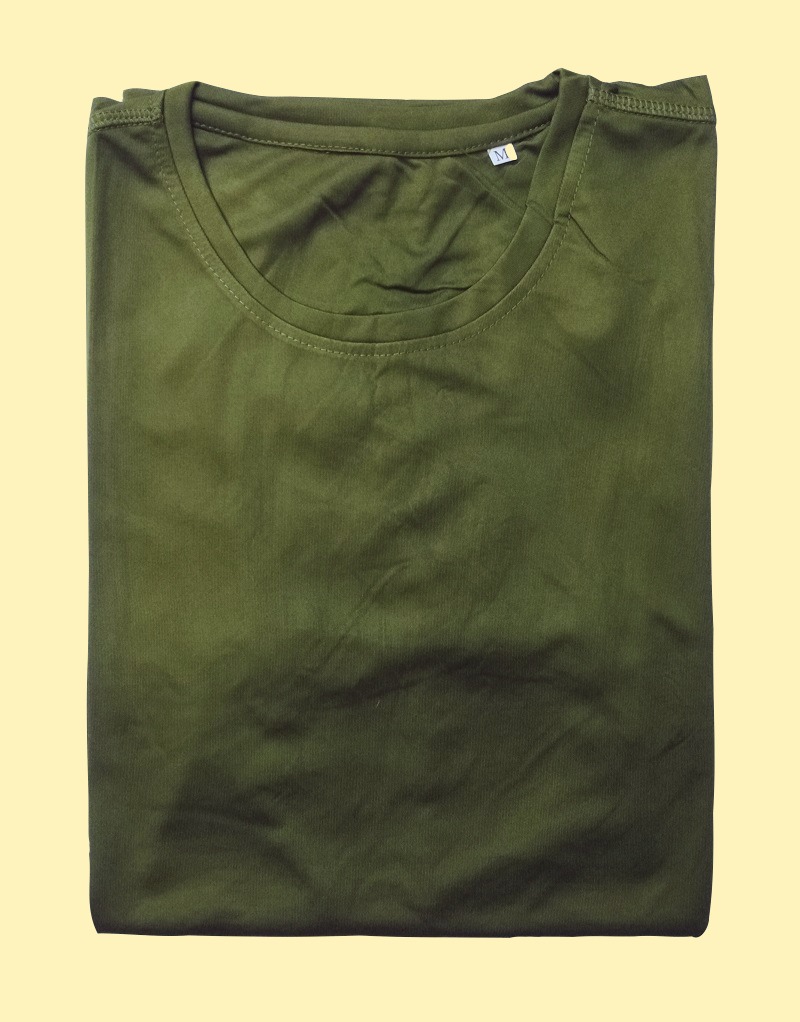 Active-Dry Fatigue/Army Green (XS to 2XL/Adult) Dry-Fit T-Shirt