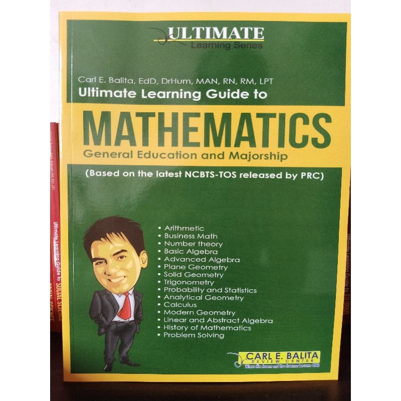 CBRC LET REVIEW BOOK MATHEMATICS MAJORSHIP REVIEWER | Lazada PH