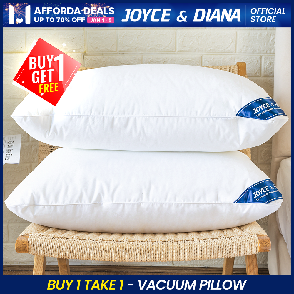 [Buy 1 take 1 Vacuum Pillow] Joyce & Diana US fiber Vacuum Pillow
