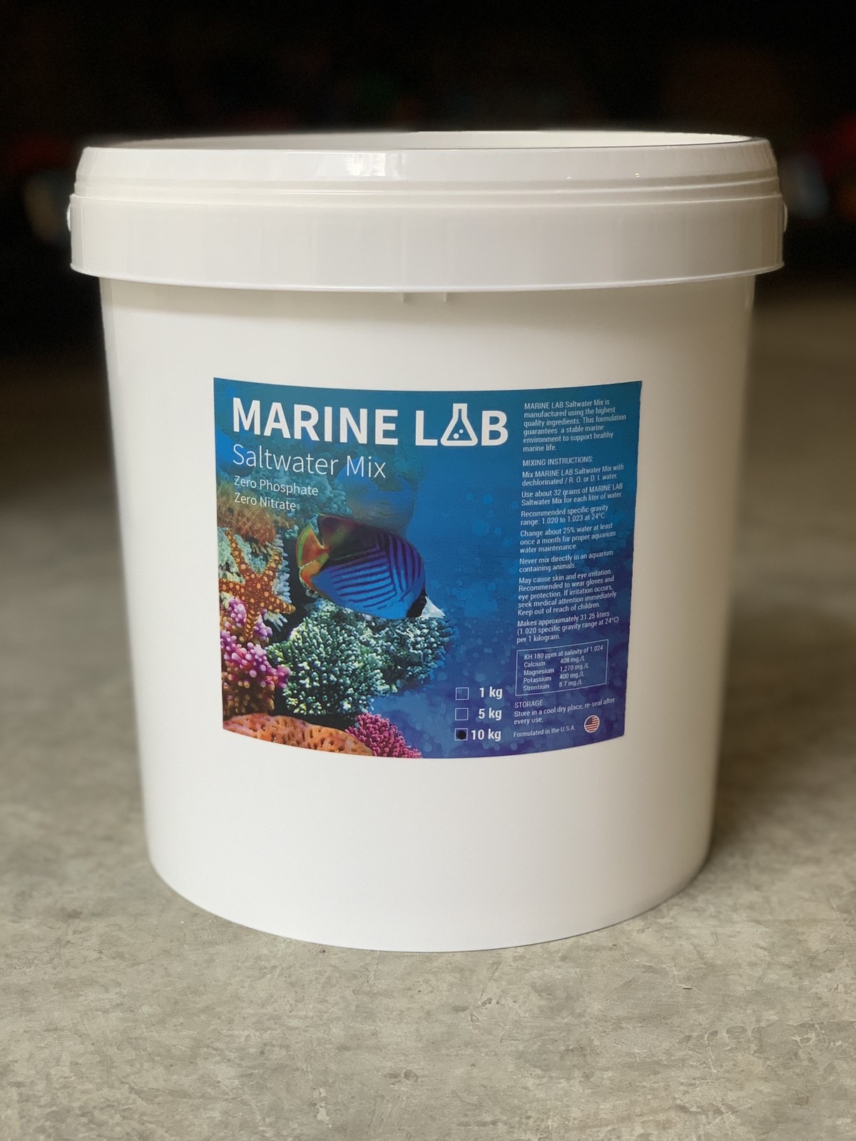 Marine Lab Saltwater Mix USA 10 Kg Perfect For Fish only Tanks Lazada PH