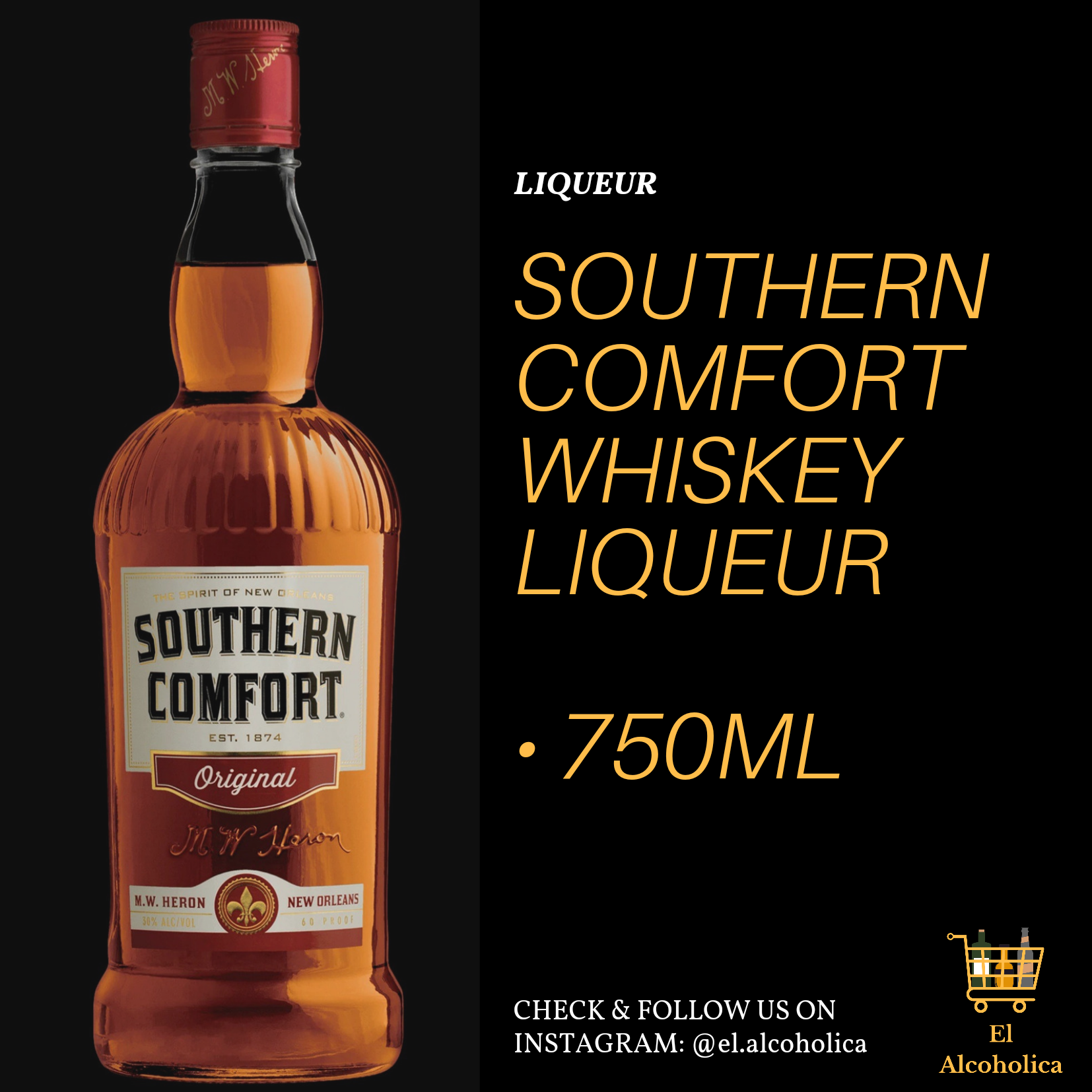 Southern Comfort Whiskey Liqueur 750ml Lazada PH   8a68ed58fad57176511acfe738fe1009 