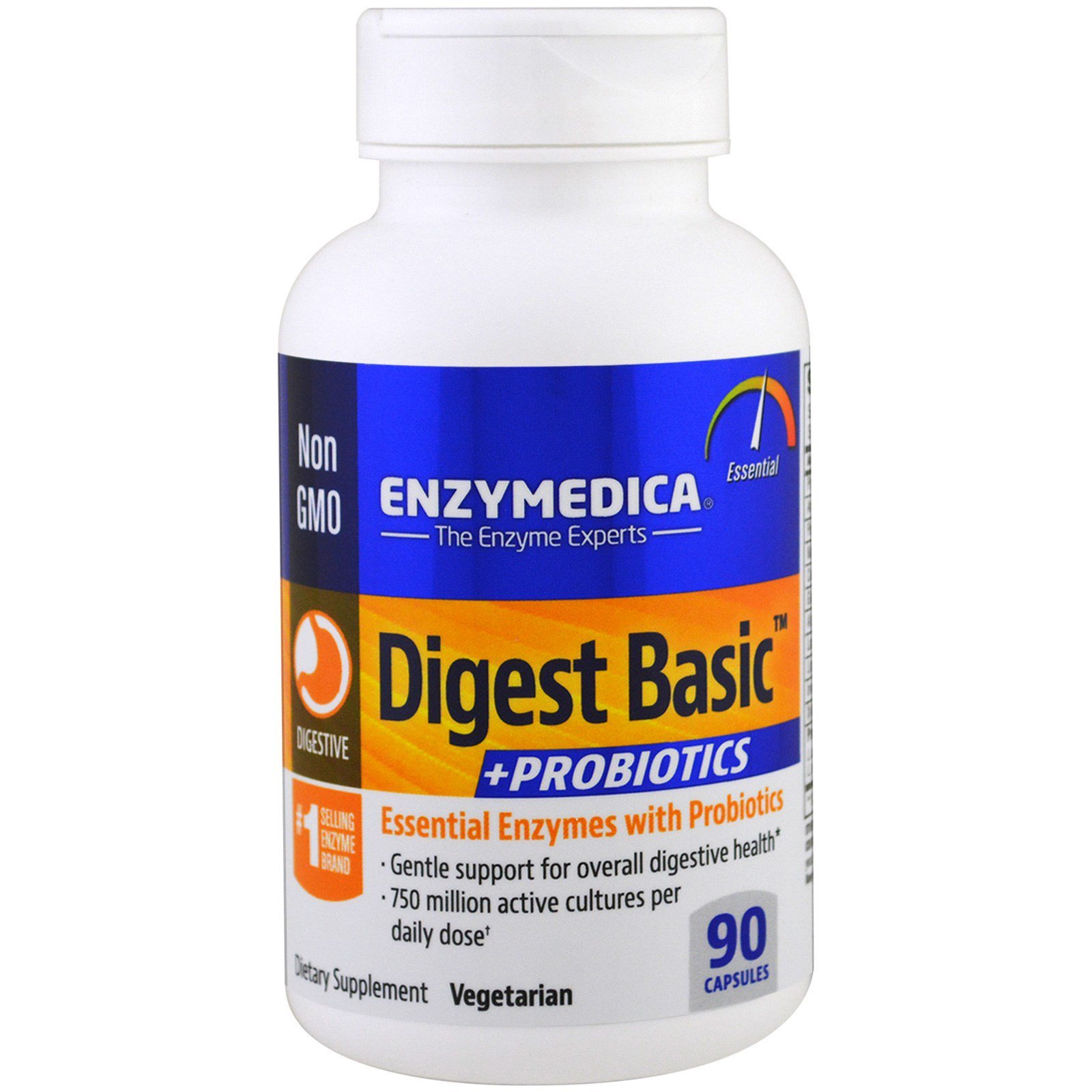 Enzymedica, Digest Basic + Probiotics, 90 Capsules | Lazada PH