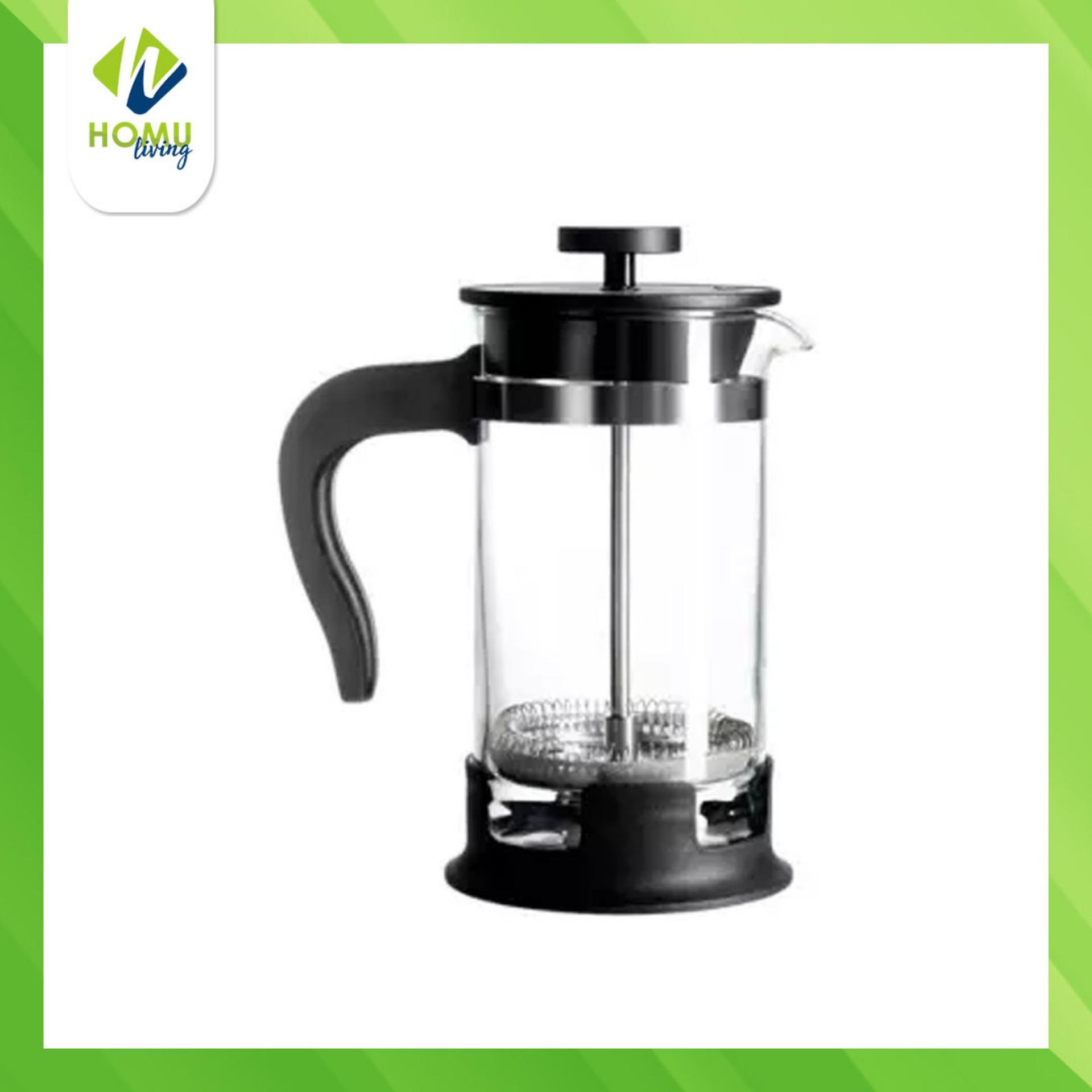 glass UPPHETTA Coffee//tea maker stainless steel Size 1 l Can be taken apart for easy cleaning.