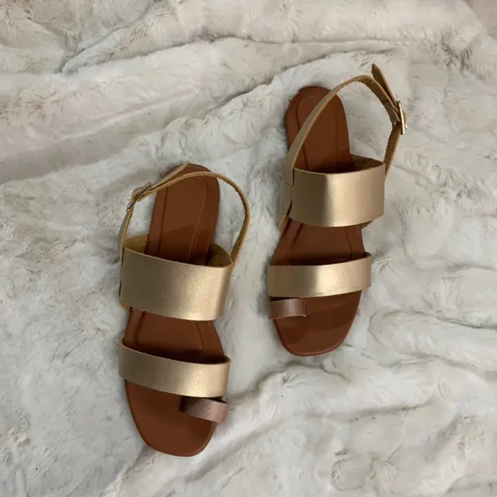 cheap gold sandals