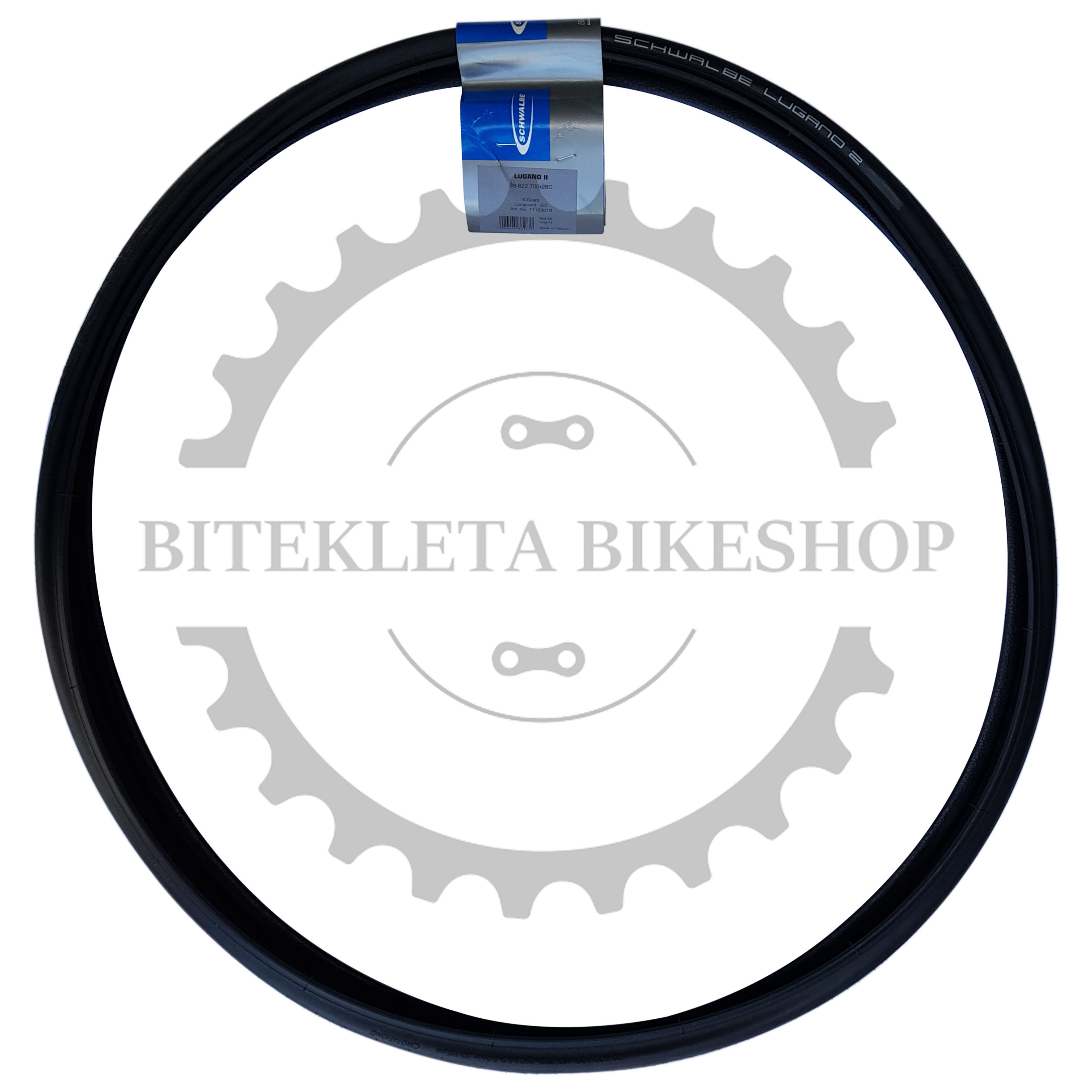 Pair Schwalbe Lugano 700 X 23c Black Road Bike Tyres 5060314640151 | UK