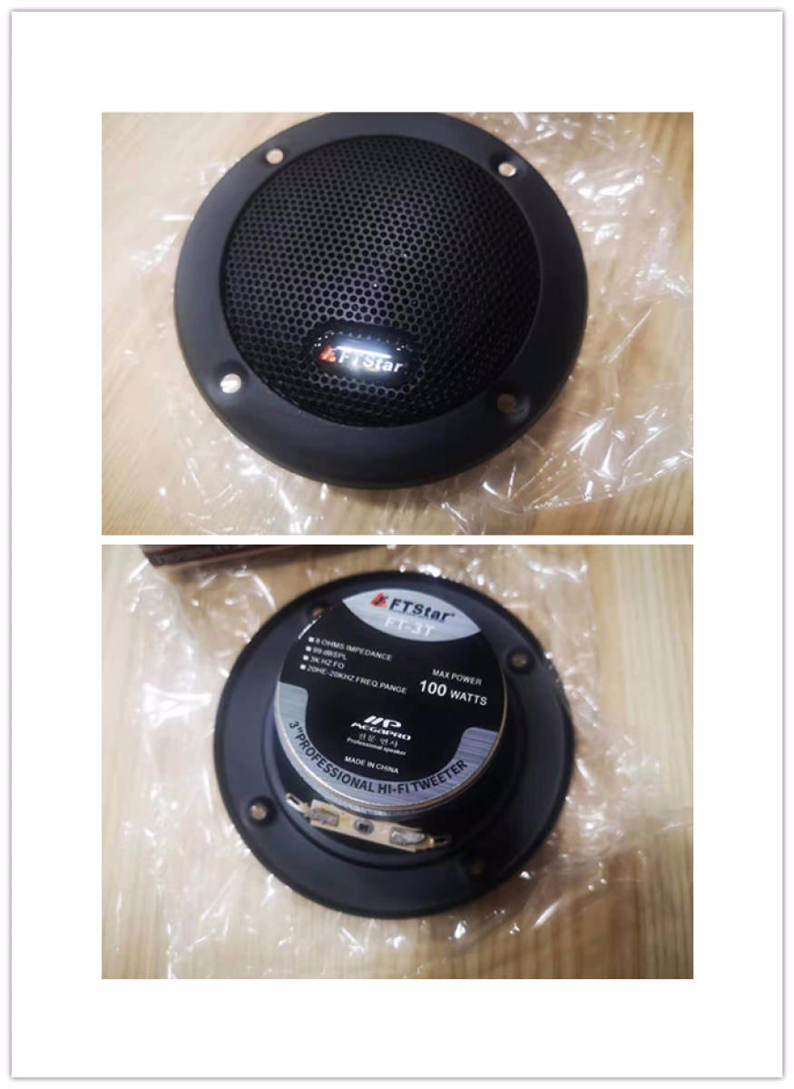 Megapro/FT Star Speaker Tweeter 5”Professional HIFI 150 WATTS FT5M with Free Capacitor