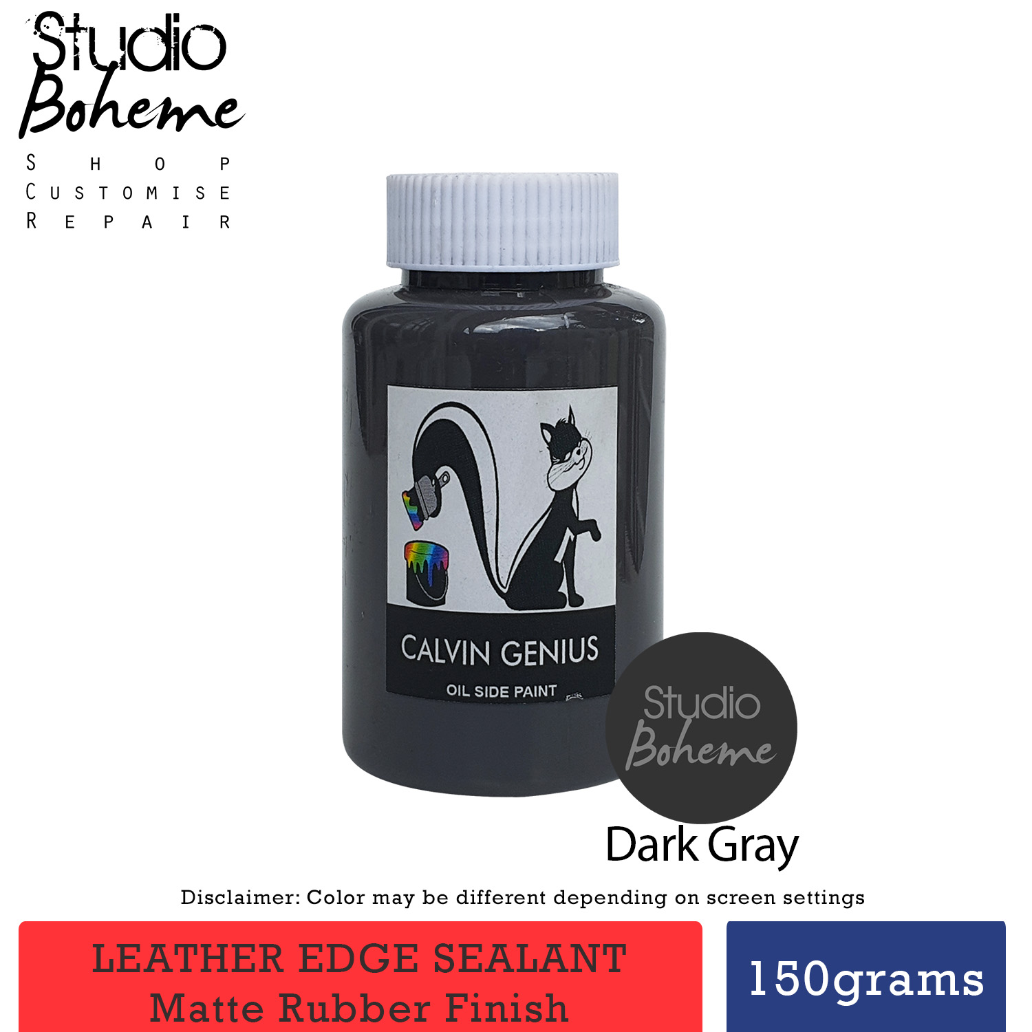 Bag Leather Edge Sealant - Calvin Genius 130ml