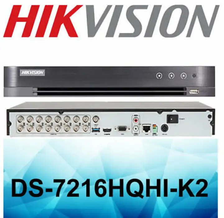 16 Channel Hikvision Ds 7216hqhi K2 S H 265 1080p 4mp Lite 16ch 2sata 1u Dvr Lazada Ph