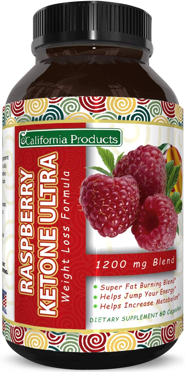 California Products Raspberry Ketone Ultra Weight Loss Formula 1200 mg