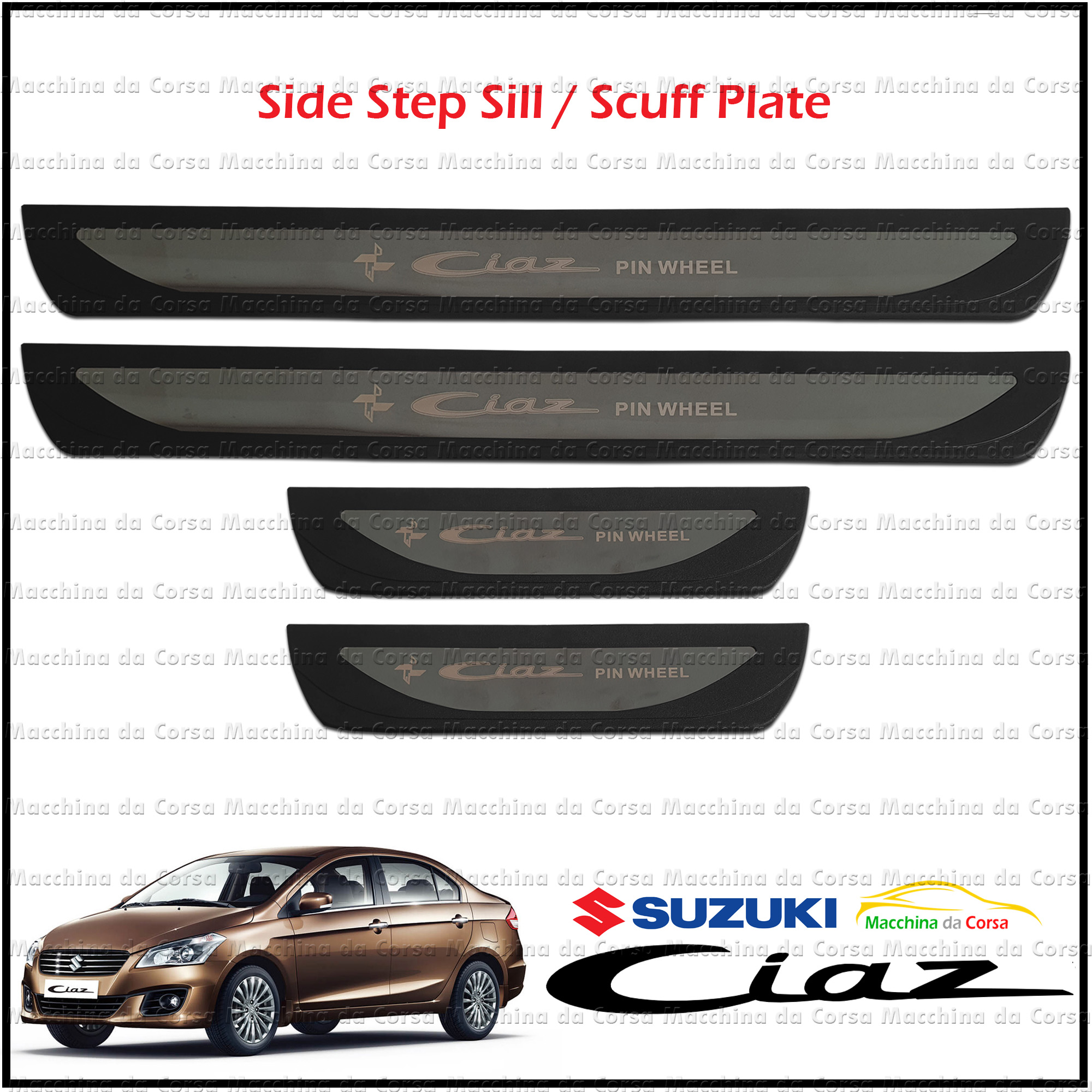 Suzuki Ciaz 20162021 Door Step Sill / Scuff Plate Guard Lazada PH